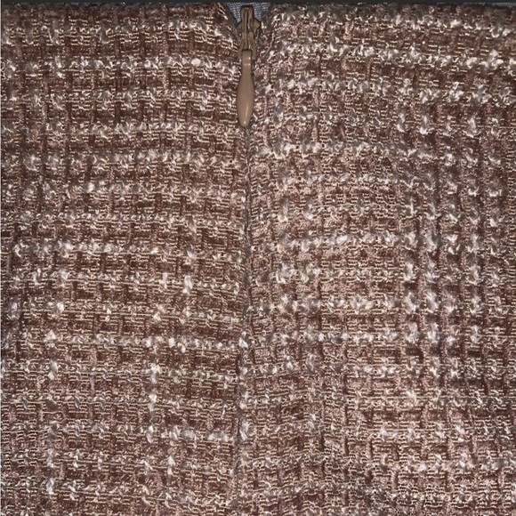 Pink Lily- Brown Tweed Skirt - Picture 6 of 14